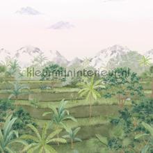 Rizierel vert canopee 200x310 papier murales Casadeco Bali BALI88207204