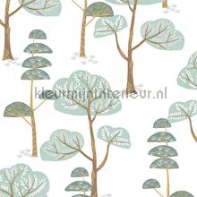 Trees jade papier peint Zoom Wallpaper creations 
