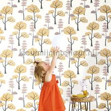 Trees amber papier peint Zoom Wallpaper creations 