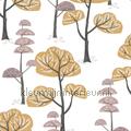 Trees amber papier peint HAP104 interiors Inspiration