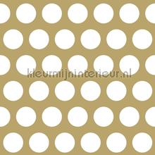 Grote stippen wit goud carta da parati Esta home Wallpaper creations 