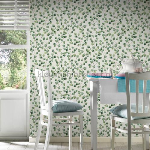 Frisse blaadjes wallcovering kmi334 romantic Kleurmijninterieur