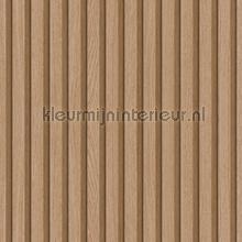 Behang met houten lamellen behaang Noordwand tiggles 