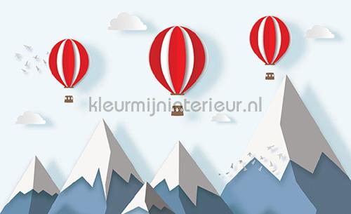 childrens balloons over the mountaintops fototapeten Fototapeten fur den jungenszimmer Kleurmijninterieur