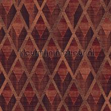 Facet burgundy wallcovering Khroma Cabinet of Curiosities CAB504