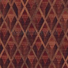 Facet burgundy tapeten Khroma Cabinet of Curiosities CAB504