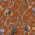 Papaya mandarin papel pintado CAB604 Cabinet of Curiosities Khroma