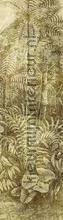 Wander leaf wallcovering Khroma Cabinet of Curiosities DGCAB1024