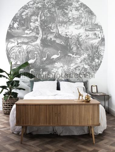Engraved Landscapes behangcirkel 190 cm fotobehang bc-045 Kunst - Ambiance Kek Amsterdam