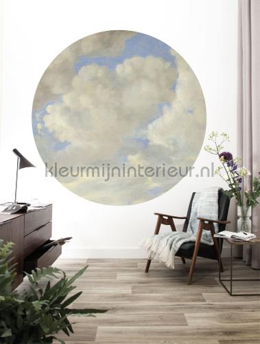 Golden Age Clouds circle 190 cm fotobehang ck-080 Kunst - Ambiance Kek Amsterdam