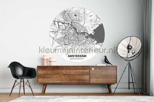 Amsterdam fotobehang CC020 wereldkaarten Noordwand