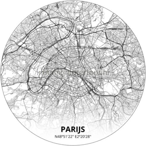 Parijs fototapet CCP33 verdenskort Noordwand
