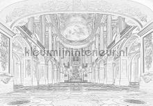 Interior in white fototapeten Kleurmijninterieur weltkarten 