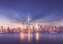 Stadgezicht fototapeten Kleurmijninterieur weltkarten 