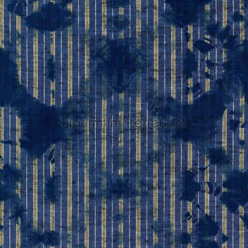 Washed shibori indigo fotomurais WP20396 estruturas Mindthegap