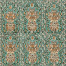Floral tapestry photomural Mindthegap world maps 