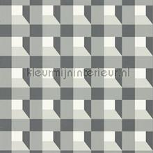 Blocks Black earth Diffused light wallcovering Harlequin wood 