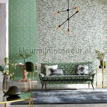 Chaconia Emerald Lime wallcovering Harlequin urban 