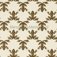 Wood frog Gold Parchment papel de parede Harlequin urbana 