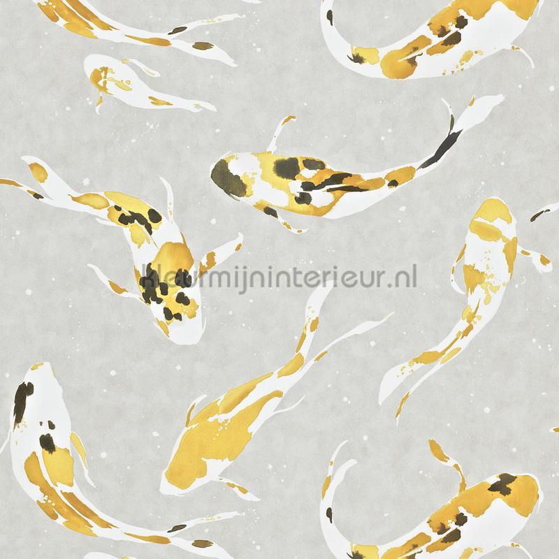Koi Saffron wallcovering HMOW110901 fantasy Harlequin