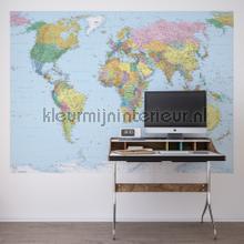 World map fotomurali Komar Sun Mare Spiaggia 