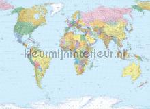 World map fotomurali Komar Sun Mare Spiaggia 