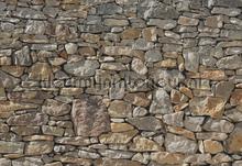 Stone wall fototapet Komar verdenskort 