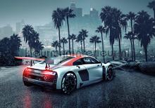 Audi r8 la fotobehang Komar Auto Transport 