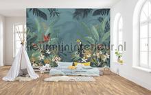 Enchanted jungle papier murales Komar Voitures Transport 