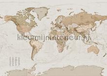 Earth map fotomurali Komar Sun Mare Spiaggia 