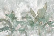 Paillettes tropicales papier murales Komar structures 