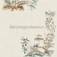 Chinoserie coconut fotomurali Mindthegap PiP studio wallpaper 