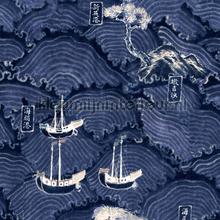 Waves of tsushima papier murales Mindthegap PiP studio wallpaper 