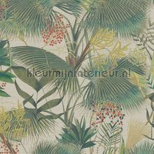 Uitbundige palmbladeren wallcovering Eijffinger Vintage- Old wallpaper 