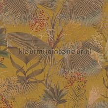 Uitbundige palmbladeren wallcovering Eijffinger Vintage- Old wallpaper 