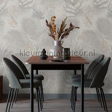 Uitbundige palmbladeren wallcovering Eijffinger Vintage- Old wallpaper 