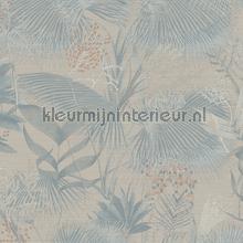Uitbundige palmbladeren wallcovering Eijffinger Vintage- Old wallpaper 