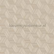 Vervlochten hexagonen tapeten Eijffinger Trendy 