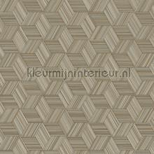 Vervlochten hexagonen tapeten Eijffinger Trendy 
