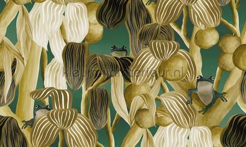 Les grenouilles de chavroches Camouflage papier murales 97510 Decors Panoramiques Arte