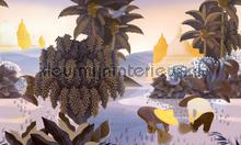 Hills of sapa Twilight fotobehang Arte Oosters Trompe loeil 