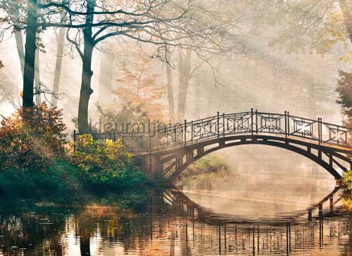 Scenery with bridge fototapeten dd118623 Wald AS Creation