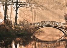 Scenery with bridge fototapet AS Creation verdenskort 