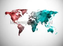 Colorful worldmap fotomurais AS Creation selva 