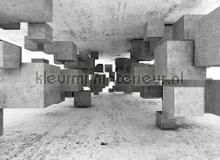 Concrete tetris behaang AS Creation Designwalls dd118743