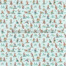 Mickey and Minnie - bonbon blue papel de parede Sanderson Wallpaper creations 