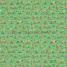 Mickey and Minnie - gumball green papel pintado Sanderson Wallpaper creations 