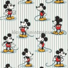 Mickey stripe - sea salt carta da parati Sanderson Wallpaper creations 