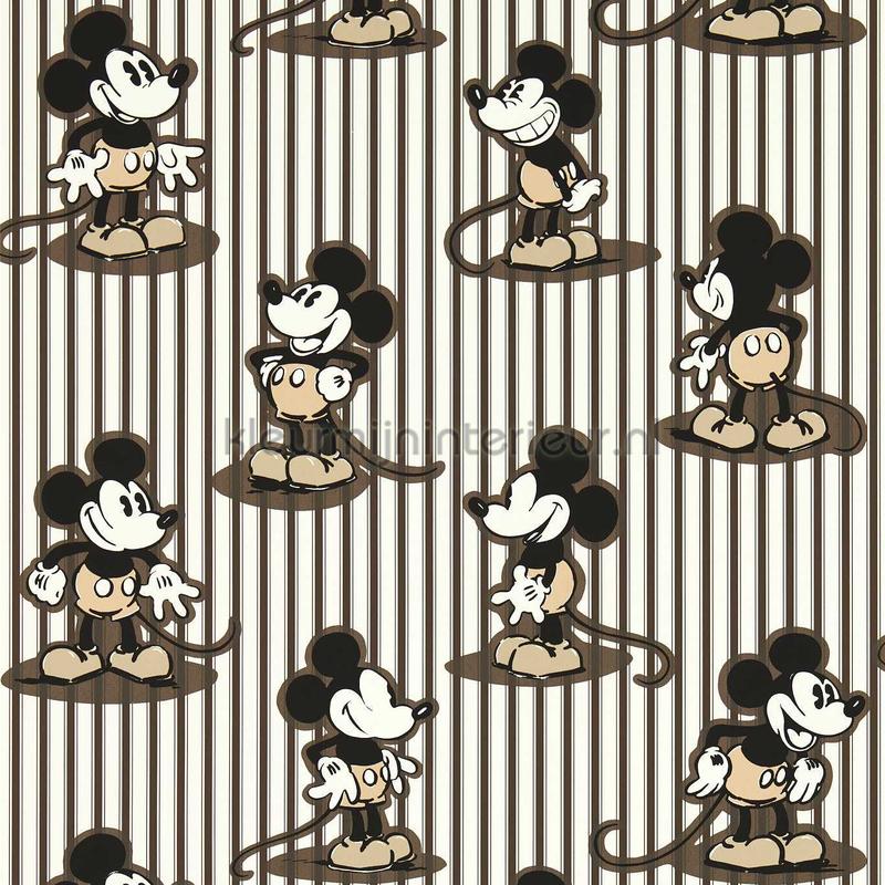 Mickey stripe - humbug DDIW217272 carta da parati Disney HOME x Sanderson  Sanderson