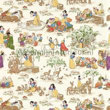 Snow white - whipped cream papier peint Sanderson Wallpaper creations 